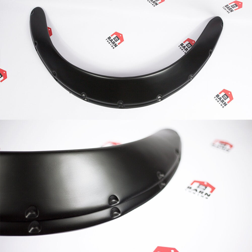 JDM Fender Flares Universal 3" wide 2 psc - smooth
