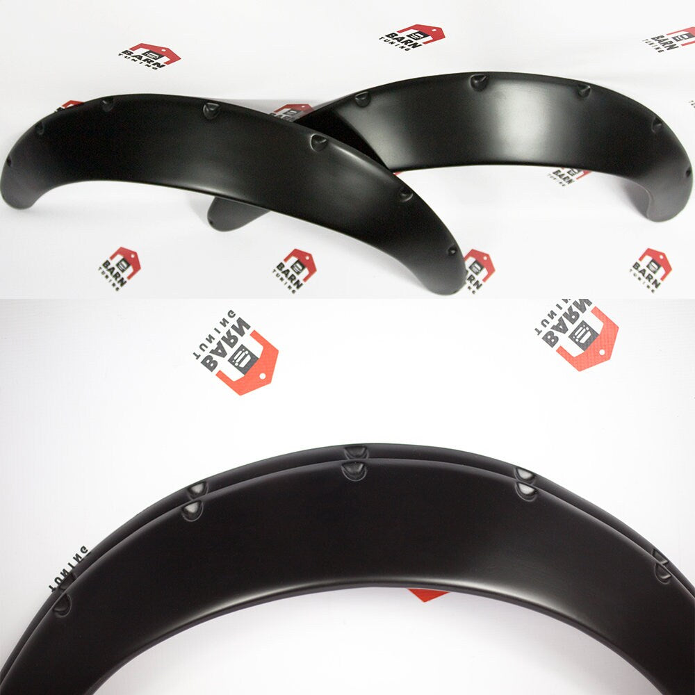 JDM Fender Flares Universal 3" wide 2 psc - smooth