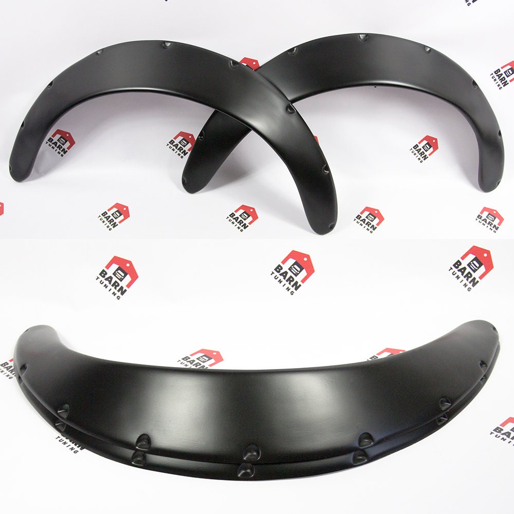 JDM Fender Flares Universal 3" wide 2 psc - smooth