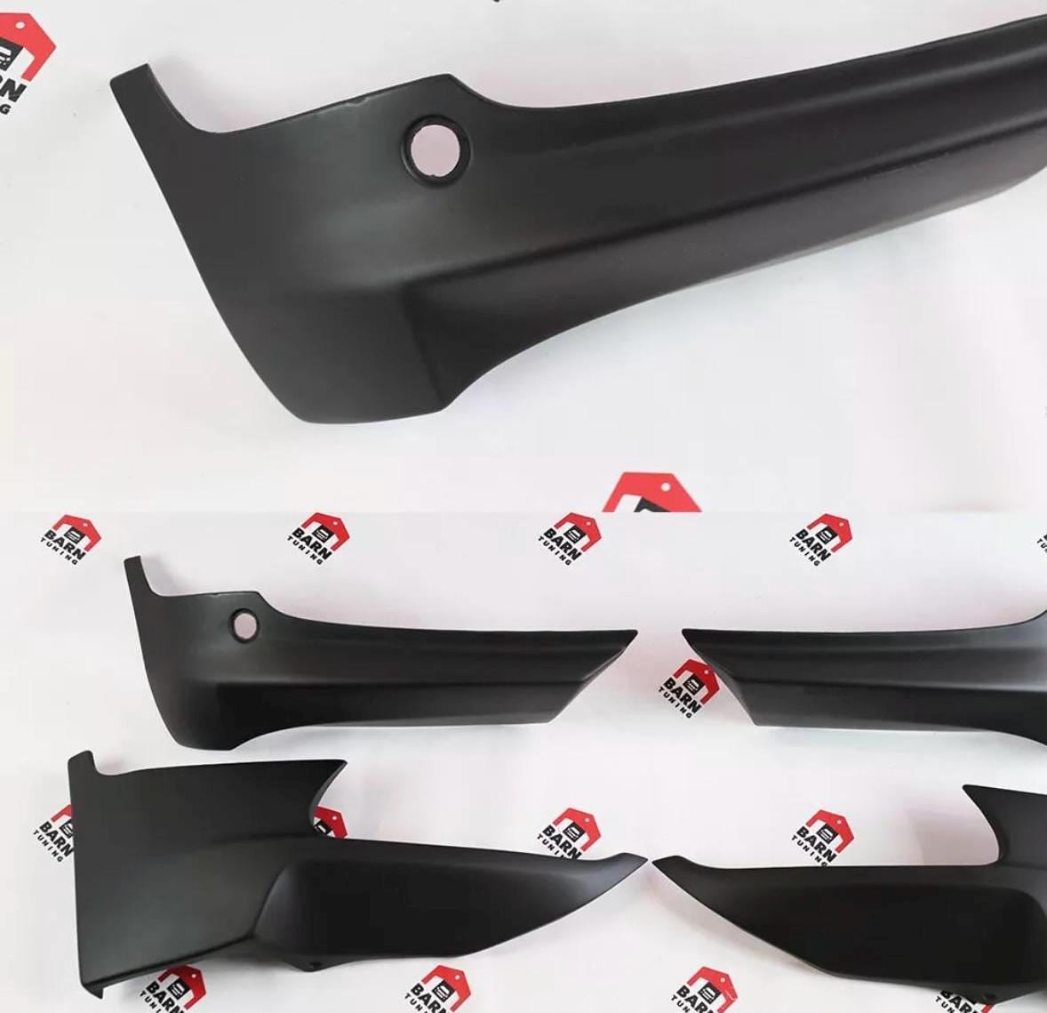 BMW X6 E71 2008-2014 front and rear bumper flaps splitter elerons lip