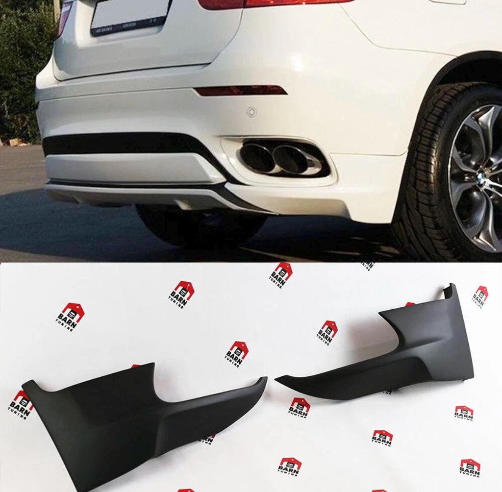 BMW X6 E71 2008-2014 front and rear bumper flaps splitter elerons lip