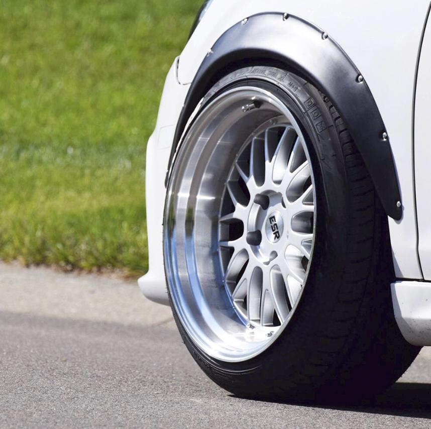 JDM Fender Flares Universal 2" wide 4 psc